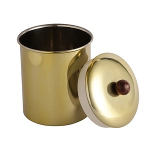 Curio Craft Metal Cylinder Food <b>Storage</b> <b>Containers</b> Lids Airtight Freshness Preservation <b>Stackable</b> Vintage Design Handcrafted - Product Image 5