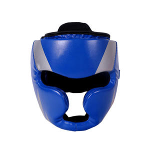 Protège-tête d'arts martiaux de couleur rouge, de qualité supérieure, pour adultes, casque de boxe, protection du visage, protège-tête pour entraînement de combat - Product Image 3