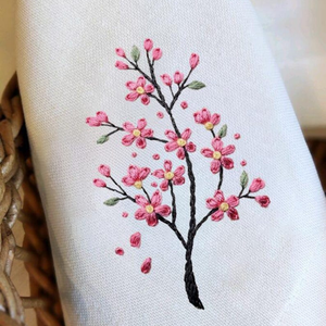 ผ้าเช็ดปากผ้าฝ้ายปักลายทำมือขายส่งจากโรงงาน ขนาด 18x18 นิ้ว ผ้าเช็ดปากลายต้นคริสต์มาส เครื่องบิน สำหรับร้านอาหาร แบบสั่งทำได้ - Product Image 5