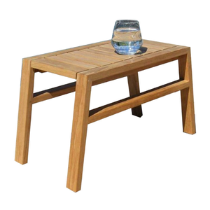 Table en teck au style moderne, adaptée à une utilisation en extérieur pour se détendre ou comme table de salle à manger, durable. - Product Image 5