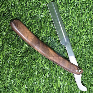 Navaja de Afeitar para Hombre, Maquinilla de Afeitar de Hoja Recta con Mango de Madera, Navajas de Afeitar Tradicionales Turcas - Product Image 6