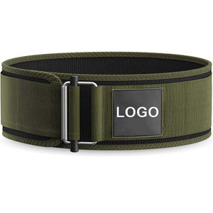 Cinturón de levantamiento de pesas ajustable con cierre automático Gym Well Sport, cinturón de soporte lumbar de nailon, cinturón de entrenamiento para gimnasio, unisex. - Product Image 1