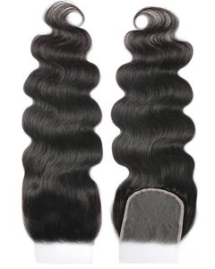 Perruque Lace Front en U souple avec closure en cheveux humains indiens Remy, style Body Wave, Natural Wave et Water Wave 1 - Product Image 2