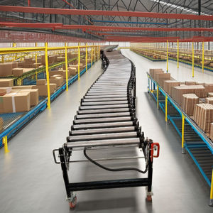 Qingdao สายพานลำเลียงแบบล้อสำหรับอุตสาหกรรมอาหารมีความยืดหยุ่นระบบสายพานลำเลียงแบบเคลื่อนที่ได้ดาวแบบพกพา - Product Image 1