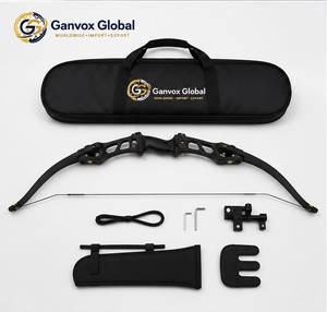 Compound Recurve Bow Ambidextrous Aluminum Alloy Riser Adjustable Draw Weight 20-40 Lbs with Bow Case for <b>Shooting</b> Training - Product Image 2