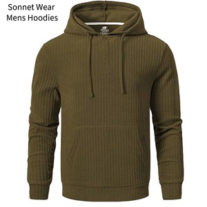 Pull à capuche pour homme, manches longues, vêtements décontractés d'hiver - Product Image 2