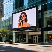 Layar LED ALSON Full Color IP65 Tahan Air untuk Luar Ruangan, Layar LED Besar untuk Periklanan