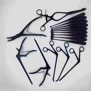 Juego de Instrumentos Ortopédicos Quirúrgicos Básicos para Laminectomía, 16 Piezas, Manual, MOL, Recubrimiento Negro, Kit de Cirugía de Columna Ergonómico, Calidad A+ - Product Image 2