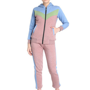 Ensemble de survêtement pour femme doublé polaire, sweat à capuche oversize et pantalon de jogging, tenue décontractée d'hiver, fournisseur en gros OEM ODM - Product Image 1