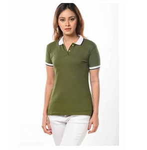 เสื้อเชิ้ตผู้หญิงแบบลำลอง OEM สั่งทำได้ ระบายอากาศดี โลโก้ด้านหน้า คุณภาพดีที่สุด สินค้ามาใหม่ ล่าสุด ราคาสมเหตุสมผล ความยาวสั้น - Product Image 5