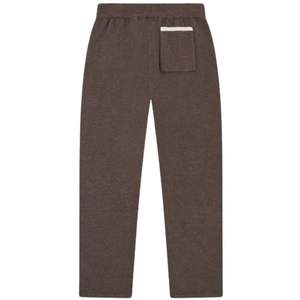 Men Knitted Jogger Pants Casual Sweatpants <b>Brown</b> Elastic Waist Streetwear Lounge Wear Trousers Relaxed Fit Knit Bottoms Mens - Product Image 2