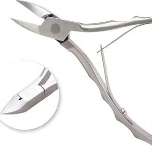 Coupe-ongles professionnel en acier inoxydable avec lame incurvée et tranchante pour le soin des doigts - Product Image 2