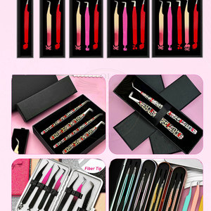 Pinzas Profesionales para Pestañas de Acero Inoxidable de Alta Calidad con Punta Dentada, Logotipo Personalizado, Cuidado de Pestañas, Viajes, Salón, Uso Diario Personal - Product Image 6