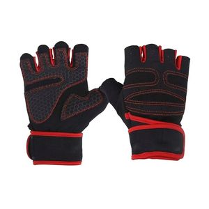 Guantes de Doble Envoltura de Cuero Marrón para Levantamiento de Pesas, Fabricante Personalizado - Product Image 5