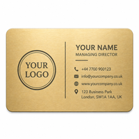 Plaque de nom en laiton personnalisée, impression numérique rectangulaire, gravure au laser, carte de visite, design de logo moderne pour cadeau d'entreprise