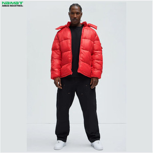 Extended Longline Trench Style Puffer Jacket Men Knee Length Thick <b>Bubble</b> <b>Coat</b> Overcoat Warm Winter Windproof Wear - Product Image 6