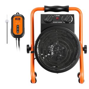 เครื่องทำความร้อนในเรือนกระจก PTC 1500W พร้อมเทอร์โมสตัท โหมดพัดลม ปรับมุมได้ และมาตรฐาน IPX4 - Product Image 1
