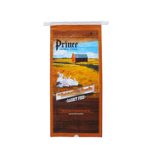 Sac d'emballage pour aliments pour animaux de compagnie en BOPP laminé de haute qualité, 25 kg 50 kg, bouche renforcée avec bande de fixation, fabricant vietnamien - Product Image 1