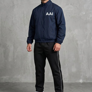 Chaqueta Deportiva Cortavientos al por Mayor, Conjunto de Dos Piezas, Chaqueta Cortavientos Informal Personalizada para Hombre, Sudadera con Cremallera Completa, Secado Rápido, Corte Regular - Product Image 1