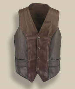 Gilets en cuir personnalisés pour moto Cruiser 2022, gilets en cuir de haute qualité, nouveaux modèles nord-américains - Product Image 1