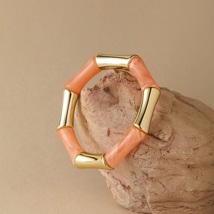 Handmade Epoxy <b>Resin</b> Women's Classic Vintage Floral Design Bangles Bracelet Jewelry for Party Occasions - Product Image 5
