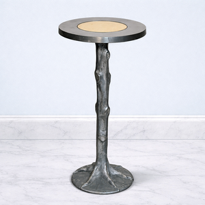 โต๊ะบาร์ทรงแท่นสไตล์เรียบง่าย ดีไซน์กิ่งไม้ ท็อปทรงกลม ฐานแข็งแรง ขนาดกะทัดรัด เหมาะสำหรับตกแต่งบ้านอย่างมีเอกลักษณ์ - Product Image 1