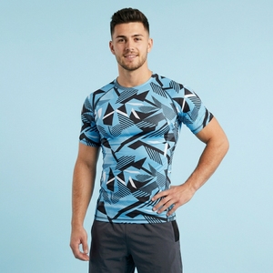 Camiseta de Compresión Personalizada para Hombre, Manga Corta, para Gimnasio, Fitness, Entrenamiento Atlético, Ropa Deportiva para Correr - Product Image 1
