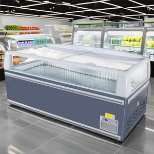 Équipement commercial de congélateur d'île de supermarché pour la crème glacée d'aliments, de viande et - Product Image 1