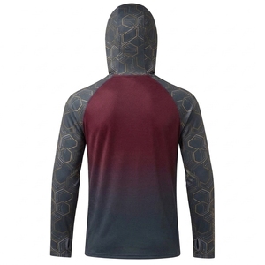 Vêtements de pêche personnalisés UPF 50, jersey de performance pour hommes, vêtements de pêche, sweat-shirt à manches longues anti-UV, chemise de pêche, service OEM - Product Image 2