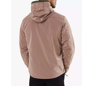 Chaquetas Cortavientos Acolchadas de Lona Recubierta para Hombre, Tendencia de Moda 2026, Impermeables, Transpirables, con Logotipo Frontal - Product Image 2
