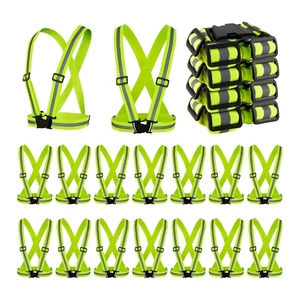 Ceinture de sécurité réfléchissante pour la course à pied et le cyclisme, personnalisable avec logo, sangles réglables et haute visibilité - Product Image 1