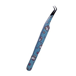 Pinzas Profesionales para Pestañas, Herramienta de Precisión para Extensión de Pestañas, Agarre de Acero Inoxidable para el Cuidado de Cejas y Pestañas, Uso Estético de Calidad - Product Image 1