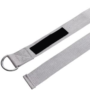 Sangle de yoga grise, service OEM, qualité supérieure, produit populaire, pour hommes et femmes, pour la gym, les exercices de fitness, prix bas, OEM - Product Image 5