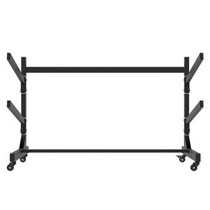 Support de rangement autoportant robuste pour kayaks, réglable avec roues verrouillables pour 2 kayaks, SUP et SUP gonflables - Product Image 4