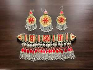 Vintage Pearl Women's Afghan Jewelry <b>Sets</b> for Party & Wedding Wholesale Low MOQ Cheap Price Silver Plated - Product Image 2