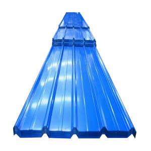 ผู้ผลิตแผ่นเหล็กลูกฟูกเคลือบสังกะสี Dx51d SGCC CGCC ASTM A653 ASTM A792  ทาสีเคลือบสี PPGI พร้อมจัดส่ง - Product Image 1