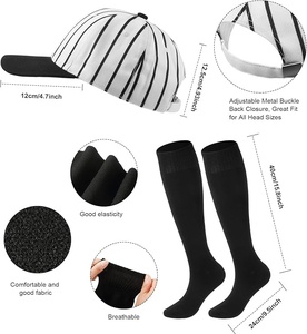 Men's Baseball Uniform Set Jersey Pants Hat <b>Socks</b> <b>Moisture</b> Wicking Short Sleeve Breathable Polyester Regular Fit Adult All - Product Image 2