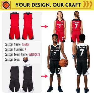 Camisetas de Baloncesto Personalizadas con Cualquier Nombre, Número y Logotipo del Equipo, Conjunto de Camiseta de Baloncesto para Hombre/Juvenil/Niño/Niños - Product Image 2