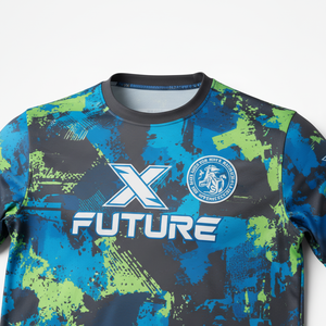 Maillots de sport en polyester sublimés sur mesure, respirants et légers, personnalisation complète du nom et du numéro de l'équipe à l'avant, livraison rapide - Product Image 4