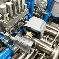 Válvula de Bola Eléctrica Bidireccional de Acero Inoxidable Directo de Fábrica, 220V/12V/24V, Control por Motor Eléctrico para Suministro de Agua