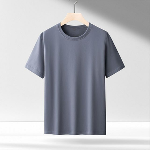 Camiseta Lisa de Manga Corta Oversize de Algodón 100% de Alto Gramaje con Hombro Caído para Hombre, Tallas Grandes, Venta al por Mayor de Fabricante OEM - Product Image 6