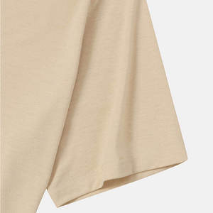 Camiseta Casual de Manga Corta con Cuello Redondo y Bloques de Color para Hombre, Corte Regular, Tejido de Punto, Ribete en Contraste, Diseño Sólido - Product Image 3