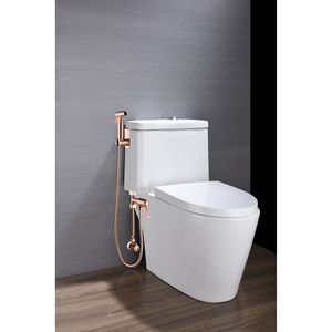 Spruzzatore Bidet Portatile in Acciaio Inossidabile, Kit Spruzzatore per Bagno Facile da Installare con Tubo di Attacco per WC e Panni - Product Image 4