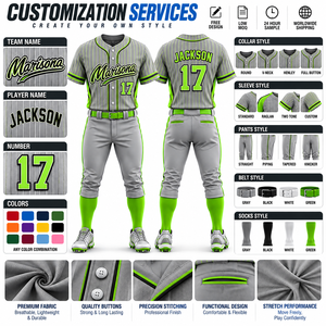 Uniforme de Béisbol Sublimado Personalizado, Conjunto de Camiseta y Pantalones de Béisbol con Botones para Hombre, Ligero, Transpirable, Ropa Deportiva OEM - Product Image 4