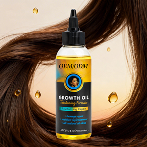 Aceite Orgánico para el Crecimiento del Cabello, Fórmula Herbal Engrosadora, Aceite para el Cuero Cabelludo, Hidratante, Reparador, 118ml - Product Image 5