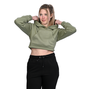 Outfitize International – Sweat-shirt décontracté pour femme avec fermeture éclair intégrale et poches kangourou, personnalisable avec logo, vente en gros - Product Image 6
