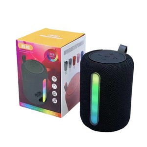 Altavoz Inalámbrico BS-03 con Correa <span class=keywords><strong>de</strong></span> Transporte, Carcasa <span class=keywords><strong>de</strong></span> Malla <span class=keywords><strong>de</strong></span> Tela, Tira <span class=keywords><strong>de</strong></span> Luces RGB, Dispositivo para Exteriores, Camping, Emergencias, Venta al Por Mayor - Product Image 5