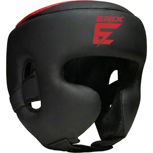 <b>Boxing</b> Head Guard Premium Maya Hide Leather Sparring <b>Headgear</b> for <b>Boxing</b> MMA Muay Thai Kickboxing Face Cheek Ear Protection Trai - Product Image 1