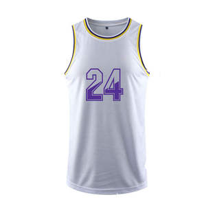 Camiseta Deportiva Personalizada con Transferencia Térmica, Camiseta sin Mangas para Baloncesto, Ropa Deportiva Premium, Malla Antibacteriana, Transpirable y de Secado Rápido - Product Image 3