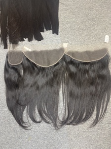 Extensions de cheveux vierges bruts vietnamiens, fabrication Vietnam, avec closure/frontal en dentelle HD, toucher doux et lisse, double trame machine - Product Image 4